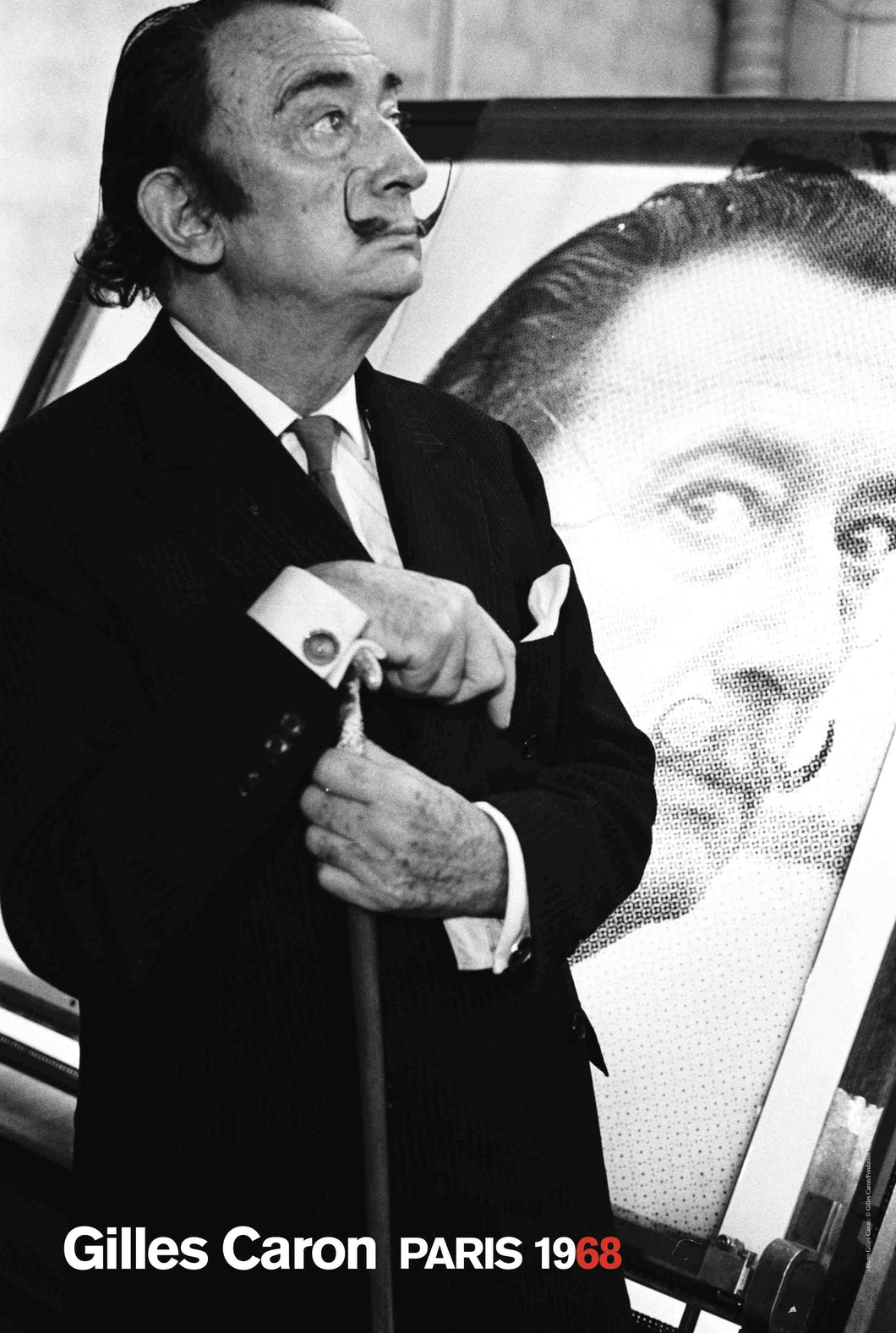 Gilles Caron Poster, Salvador Dalí
