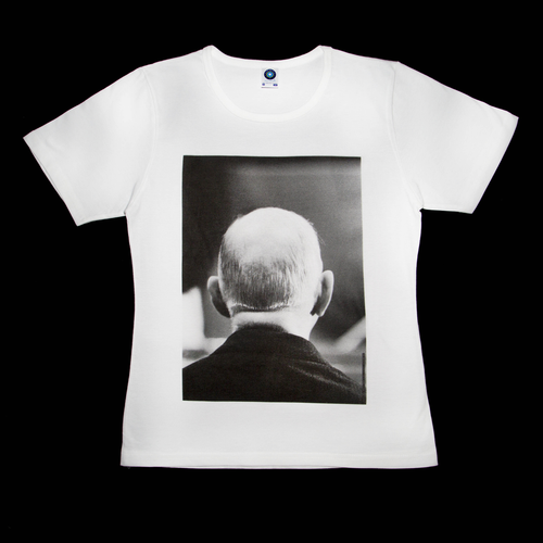 Premium organic white T-shirt, De Gaulle