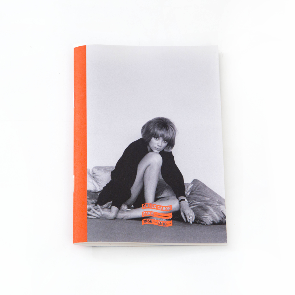 Gilles Caron small notebook, Mireille Darc