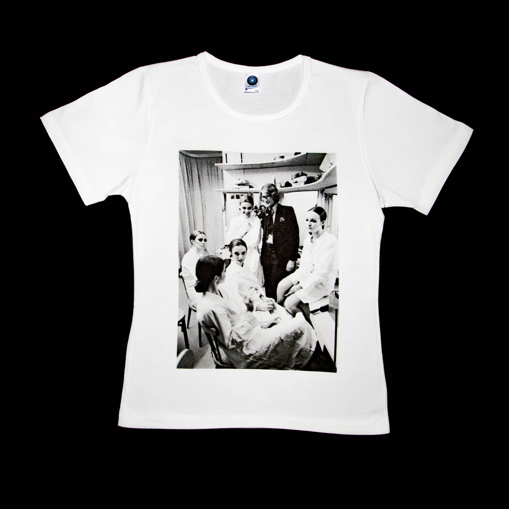 Premium organic white T-shirt, Yves Saint Laurent