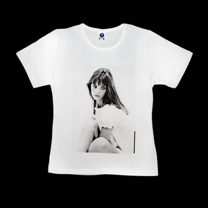 Premium organic white T-shirt, Jane Birkin
