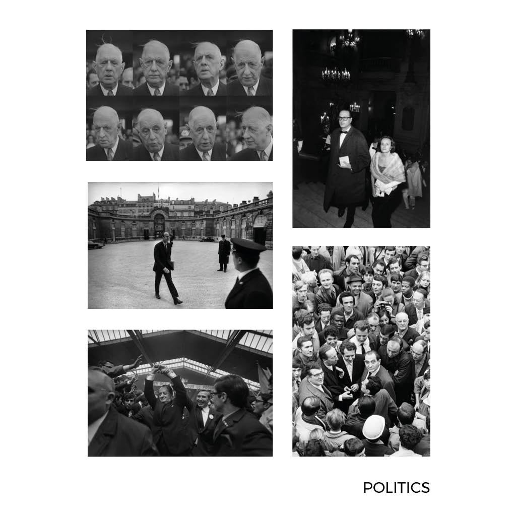Gilles Caron Politics Large Postcards 1