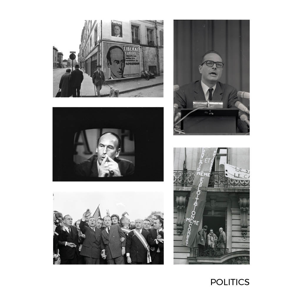 Gilles Caron Politics Large Postcards 3